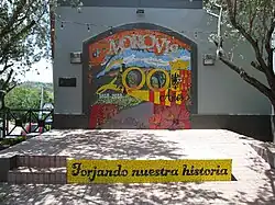 Small plaza in Morovis barrio-pueblo