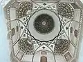 Inside Kausar Ali Shah's mausoleum, some plasterwork underneath the dome