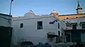 View of the mosque and the Saheb Ettabaâ mosque's minaret behind it.