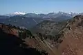 Bacon Peak (right skyline) and Mount Shuksan (left skyline)