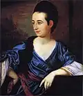 Mrs. William Allston, Jr., oil on canvas, circa 1784, Museum of Early Southern Decorative Arts