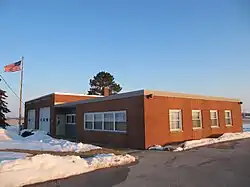 The Webster Township township building on Sugar Ridge Road at Ohio State Route 199