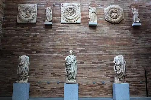 Roman statues and reliefs