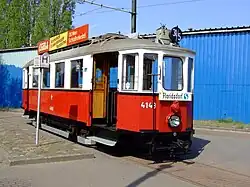 Viennese motor car 4143 at the Karperweg yard.