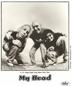 My Head in 1996, L-R: Adam Siegel, Greg Saenz and Dave Silva