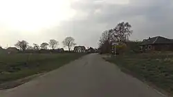 Western entrance to the village