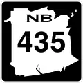Route&nbsp;435 marker