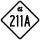 North Carolina Highway 211A marker