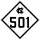 North Carolina Highway 501 marker