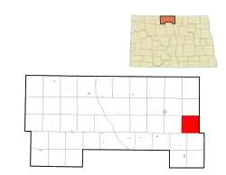Location of Lordsburg Township