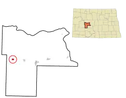 Location of Golden Valley, North Dakota