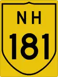 National Highway 181 shield}}