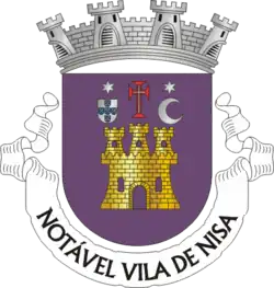 Coat of arms of Nisa municipality, Portugal
