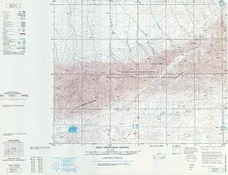 Map including part of Niya (Minfeng) County (DMA, 1979)