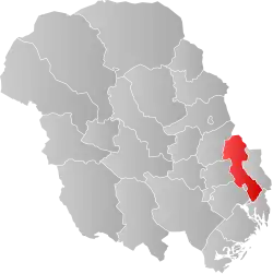 Gjerpen within Telemark