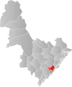 Øyestad within Aust-Agder