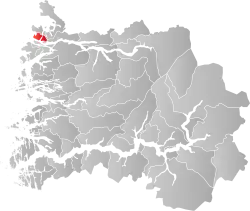 Sør-Vågsøy within Sogn og Fjordane