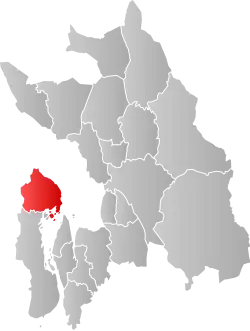 Bærum within Akershus