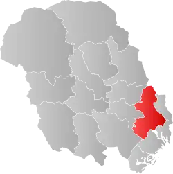 Skien within Telemark