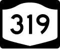 New York State Route 319 marker