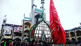 Nakhl Gardani in Mehriz, Yazd.