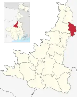 Location in West Bengal