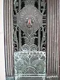 Bronze doors with Native American detail