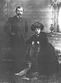 Neil and Emma Erickson, circa 1900.