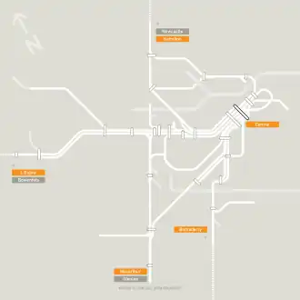 New South Wales metropolitan rail area