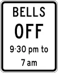 Warning Bells At Railway Crossing Turned Off (at times prescribed)