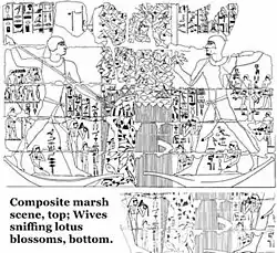 Two men standing on small boats; more in caption.