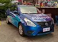 Nissan Almera 1.5 E Pasig City police vehicle