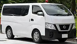 Nissan NV350 Caravan DX with single sliding door (first facelift)