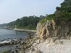 North Korean coastline