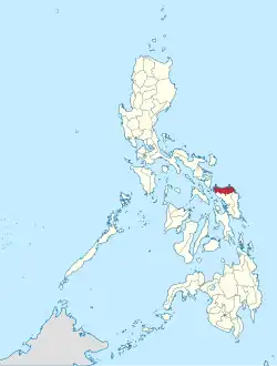 Location of Northern Samar