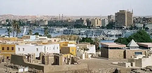 Nubian village in Elephantine Island.