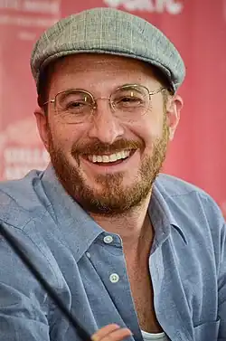 Laughing Darren Aronofsky at the Odesa International Film Festival
