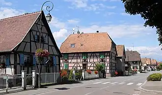 The main road in Oberdorf