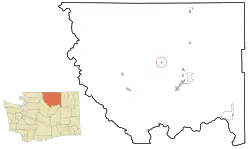 Location of Conconully, Washington