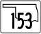 State Highway 153 marker