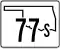 State Highway 77S marker