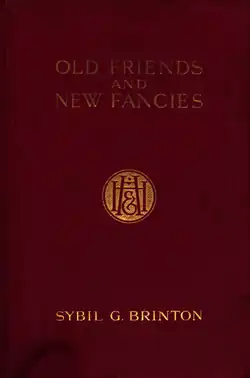 The front cover of Old Friends and New Fancies, 1914
