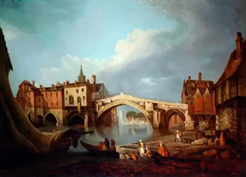 Old Ouse Bridge, York, 1784