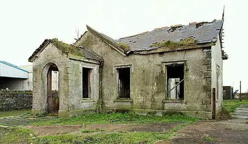 Remains of Ardglass railway station