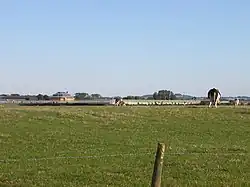 Open farmland where once stood the village of Onley