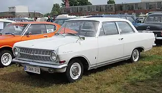 Opel Rekord A two-door saloon