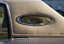 Opera window, 1979 Continental Town Car