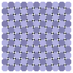 Checker version with horizontal and vertical central symmetry