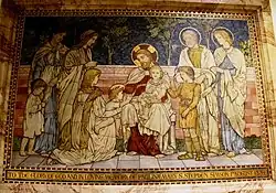 Opus panel in St Patrick's Church. Hove. Sussex