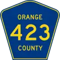 State Road 423 and County Road 423 marker